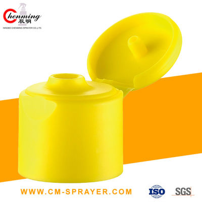 Good price Jaune en plastique de Flip Top Lid Plastic Bottle de shampooing en ligne